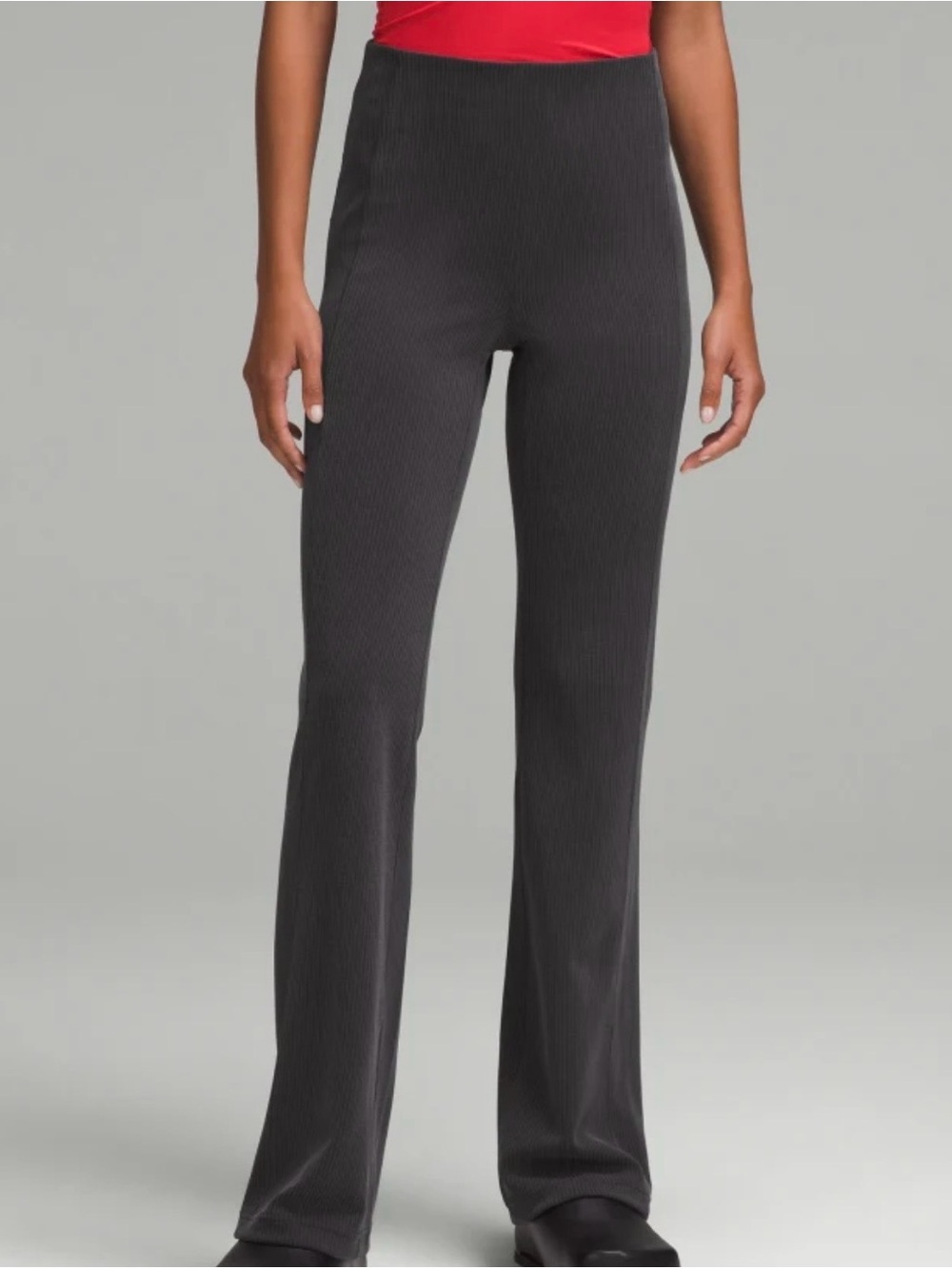 Lululemon Dark Gray Ribbed Pants